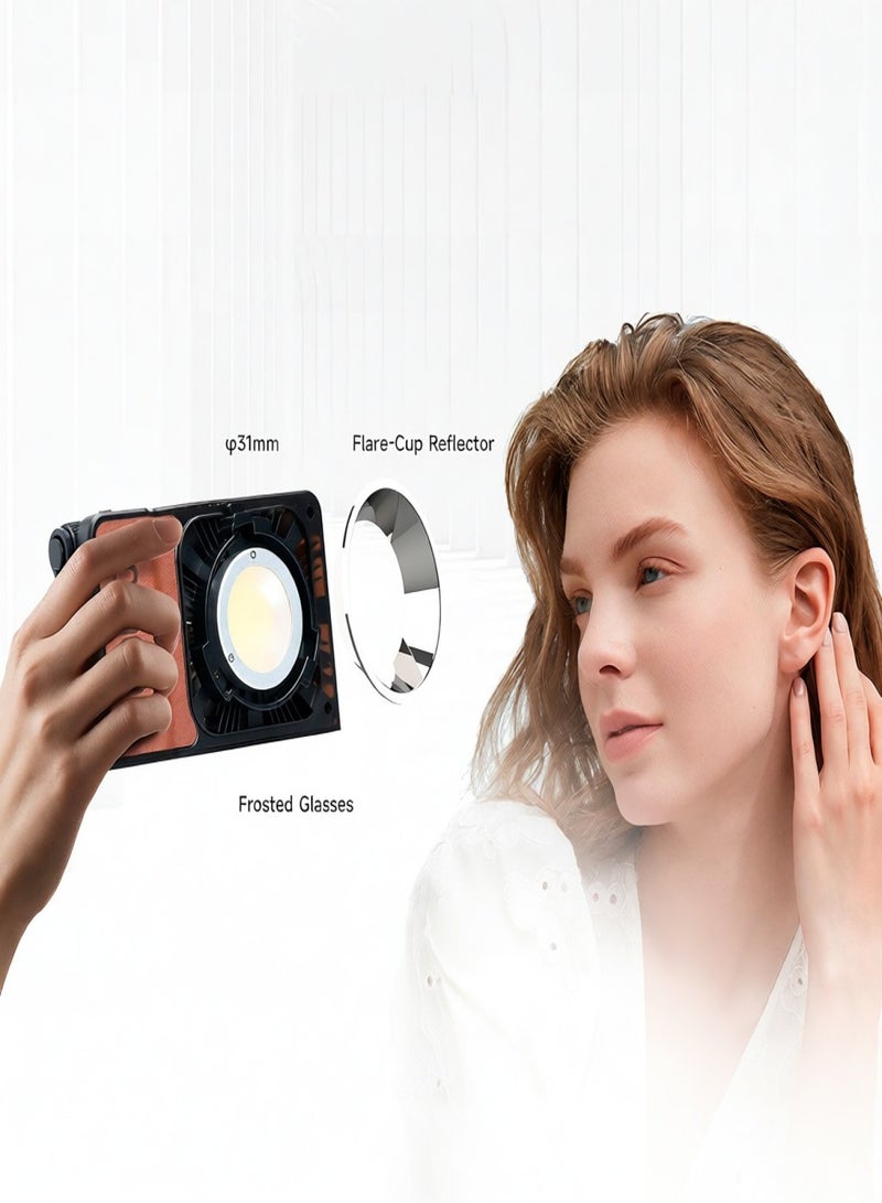  COLBOR COLBOR W100R Pocket RGB Video Light 100W Photography LED Fill Light 2700K-6500K Dimmable APP Control for Vlog Live Streaming Video Recording - Image 5